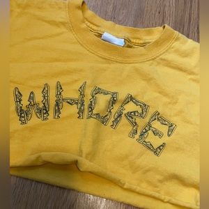 W*H*O*R*E Crop Top T-Shirt
